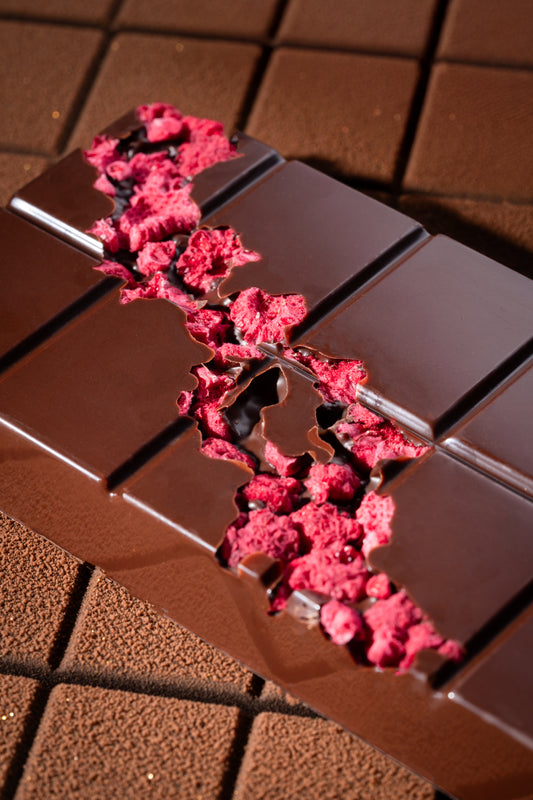 Berry Fluffy Chocolate Bar