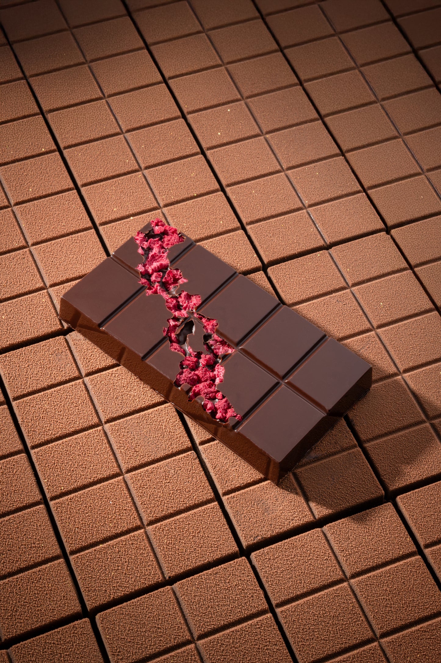 Berry Fluffy Chocolate Bar
